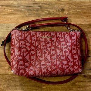 Purple/Pink Calvin Klein Crossbody Bag FREE SHIPPING